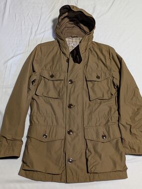 J. Crew Wallace & Barnes Hooded Field Jacket - Khaki
